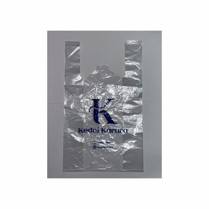 ready SABLON CETAK KANTONG PLASTIK KRESEK BENING PACKING ONLINE - CUSTOM -