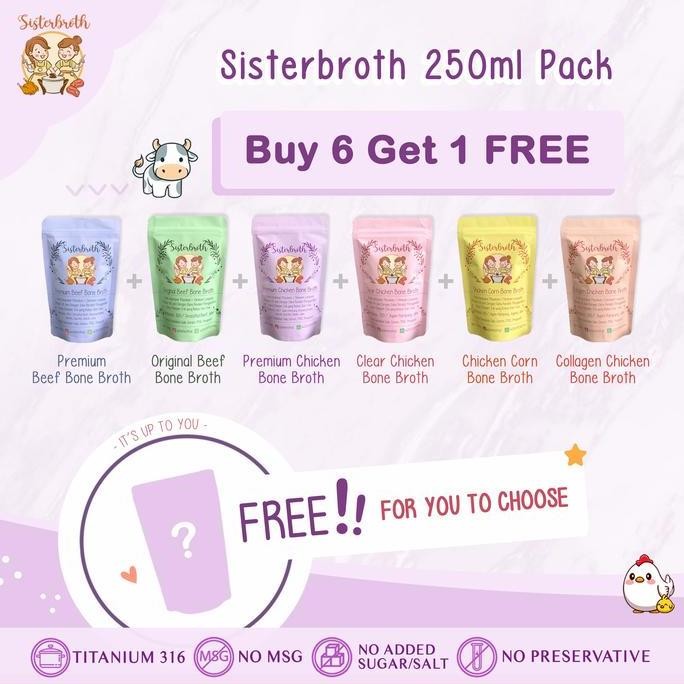 

baru Sisterbroth Starter Pack 250ml