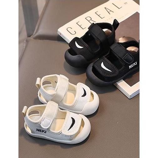 Tersedia Sepatu Sandal Gunung Anak Perempuan Laki Sendal Sepatu Fashion Anak Cowok Cewek Hitam Putih