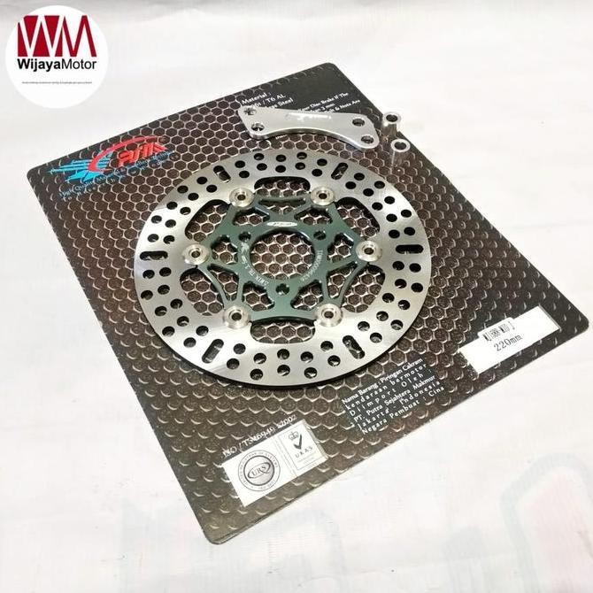 Disc Piringan Cakram PSM Mio J / Mio GT / Fino Fi / Xeon RC 220 mm Baut 3 PSM1588