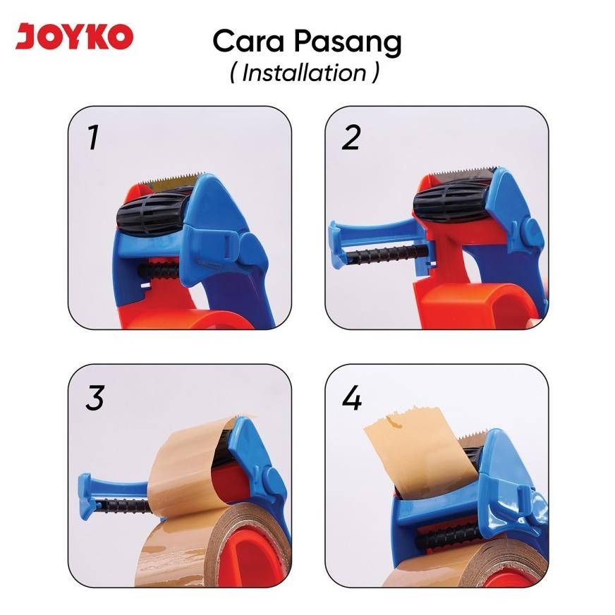 

U-45 Dg-4 Oy58 Joyko Tc-122 Ergonomic Tape Cutter Dispenser 2Inch 45/48Mm - Rumah Alat Potong Lakban Tc122 Hemat Hemat