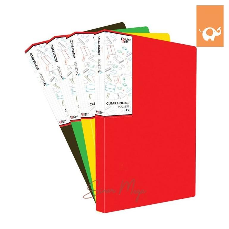 

Ss-64 D-54 Gd-8 F1 Folder One Clear Holder Isi 60 Pocket Lembar Varian Warna-Warni/ Map/ Pocket Murah Viral Viral