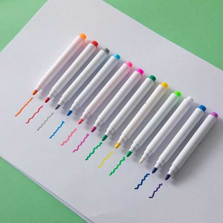 

Ew-98 T-56 Big Sale!!! Spidol Buku Gambar Portable Bisa Dihapus 12 Warna Original Murah