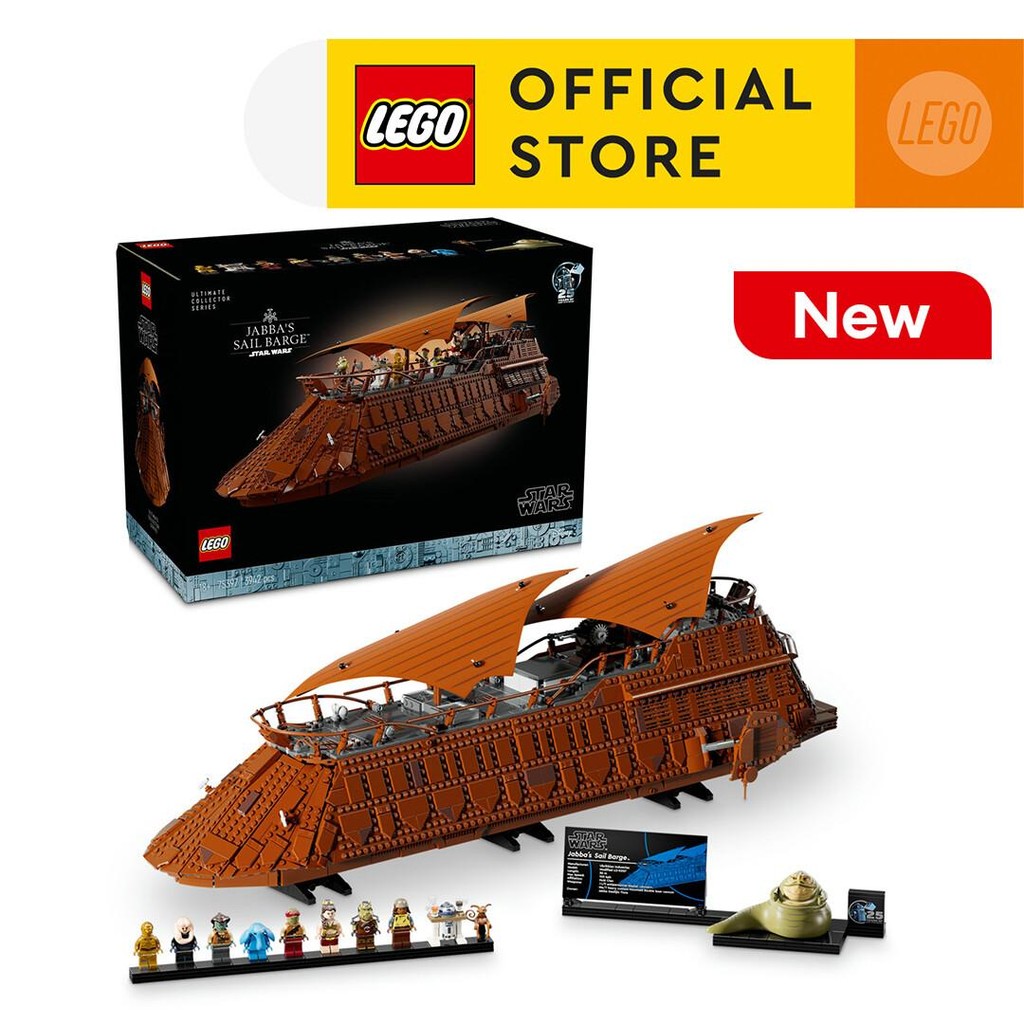 LEGO Star Wars 75397 Jabba's Sail Barge (3943 Pieces), Toys, Mainan Anak Laki Laki, Bricks