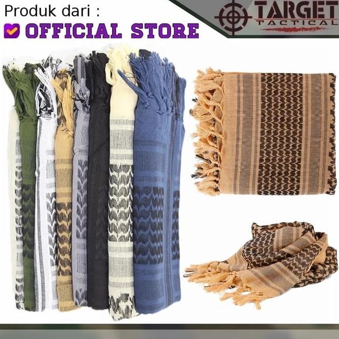 Sorban Tactical Shemagh Scarf Syal Muslim Army Loreng Baju Koko AS99