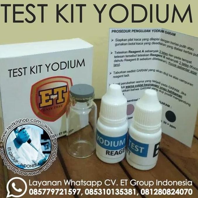 TEST KIT YODIUM GARAM - IODINE TESTKIT - TESKIT UTK TES IODIUM ORIGINAL DAN TERPERCAYA