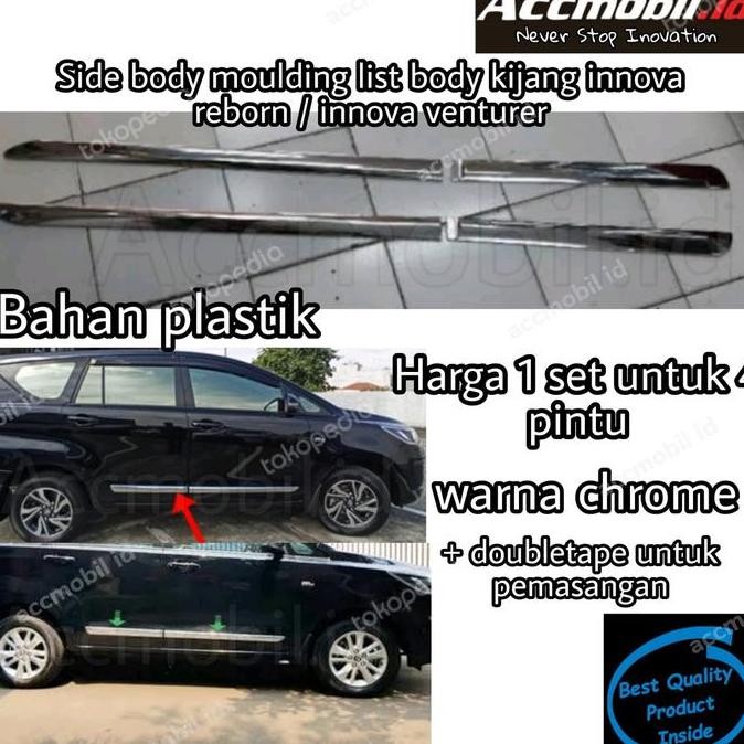 Side Body Moulding Innova Reborn List Body Venturer Ready