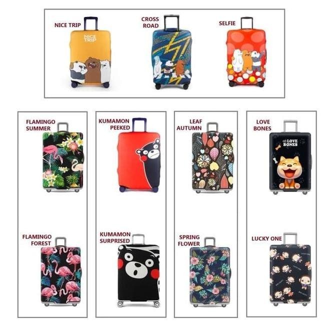 Sarung Koper / Luggage Koper Elastis (Ukuran S Koper 18 - 22 Inch)