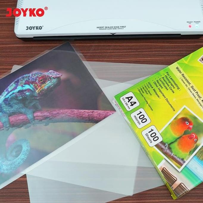 

Terbaru Joyko Laminating Film A4 F4 Ktp Folio Kertas Plastik Laminating Laminasi