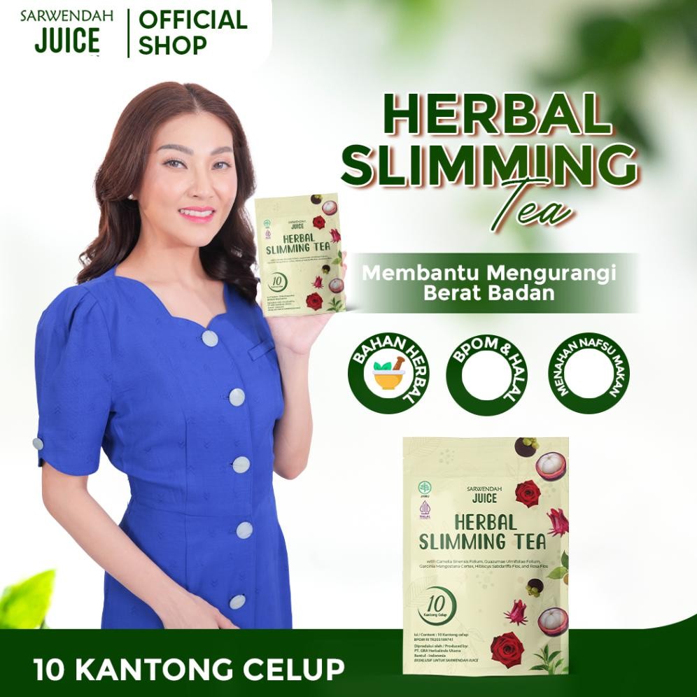 

Sarwendah Juice (Teh Isi 10) Sarwendah Herbal Slimming Tea 1 Pouch