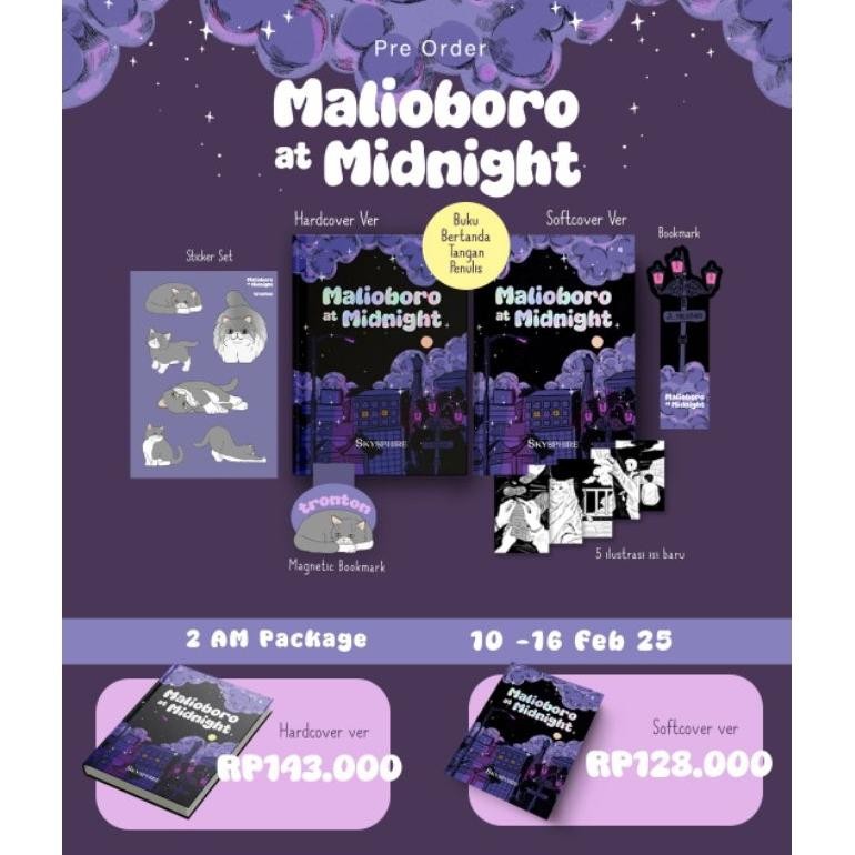 Premium Novel Malioboro At Midnight Hardcover - Skysphire - Bukune (Original) / Midnight Diaries By 