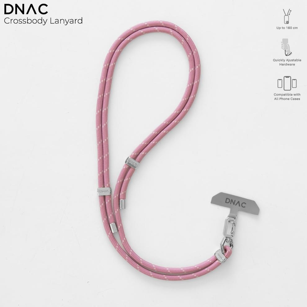 

READY STOK DNAC Crossbody Lanyard Pink - Adjustable & Durable Siap kirim