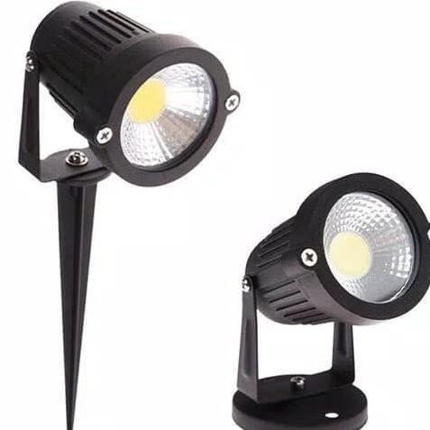 

lampu led 5 watt cob tancap sorot taman kuning