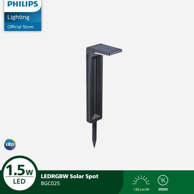 

Philips Lampu Taman Tenaga Surya BGS025 T2 S Solar Pathway