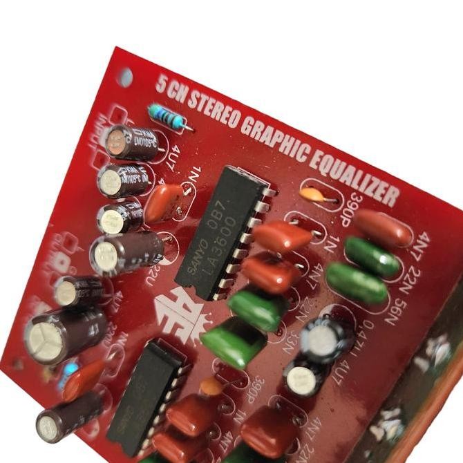 Kit Equalizer 5 Channel Stereo Potensio Geser La3600 New Stok