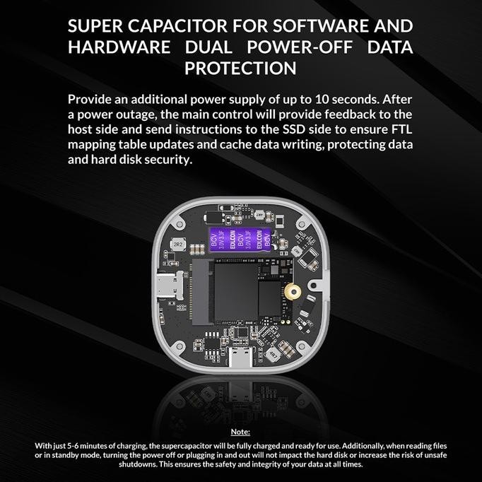 Kyo Magdrive Md10 10Gbps Magsafe Magnectic Ssd Portable Usb 3.2 Gen 2X1 10Gbps Magnet Portable Ssd 1