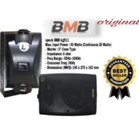 Paket Sound Cafe Resto Indoor Outdoor 6 Titik Speaker Bmb 5 Inch New Stok