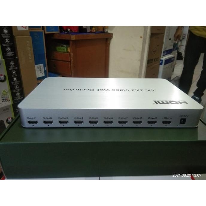 Hdmi 3X3 4K Video Wall Controller New Stok