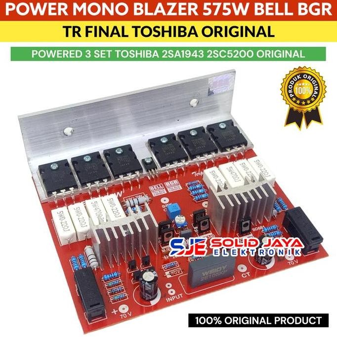 Kit Power Blazer 575W Plus Tr Transistor Final Toshiba Asli 575 Watt New Stok