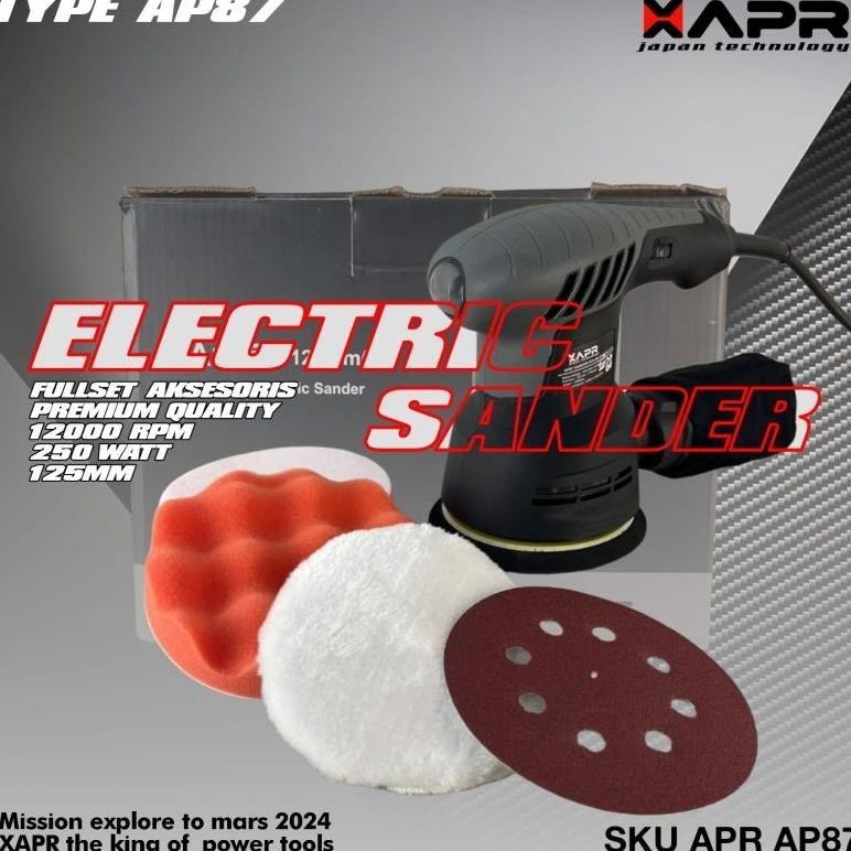 NEW Mesin Sander amplas kayu tembok dempul electric sander polisher penghalus