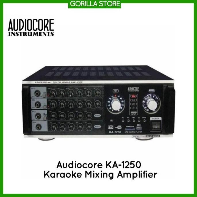 Audiocore Ka-1250 Karaoke Mixing Amplifier New Stok