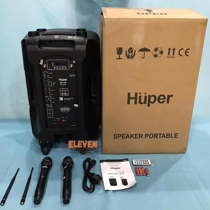 Huper Jl-12 Speaker Portable Aktif Bluetooth New Stok