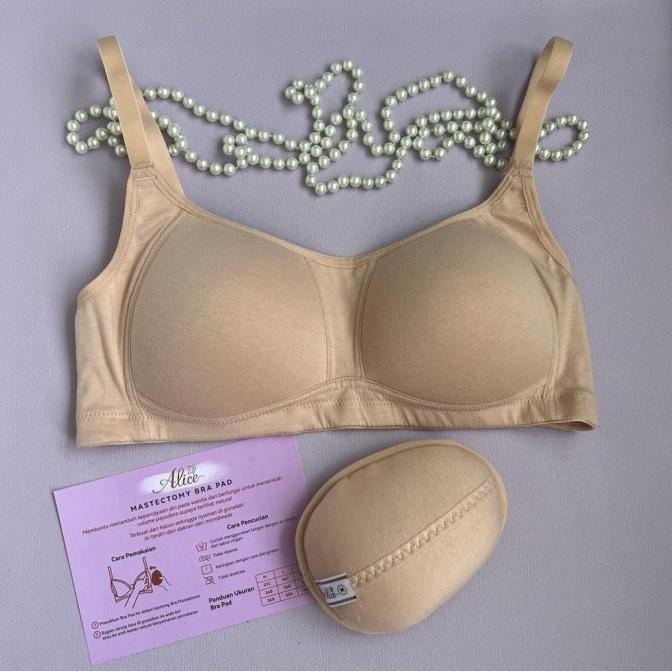 ALICE BRA BEHA BH MASTEKTOMI TANPA KAWAT BREAST CANCER KATUN