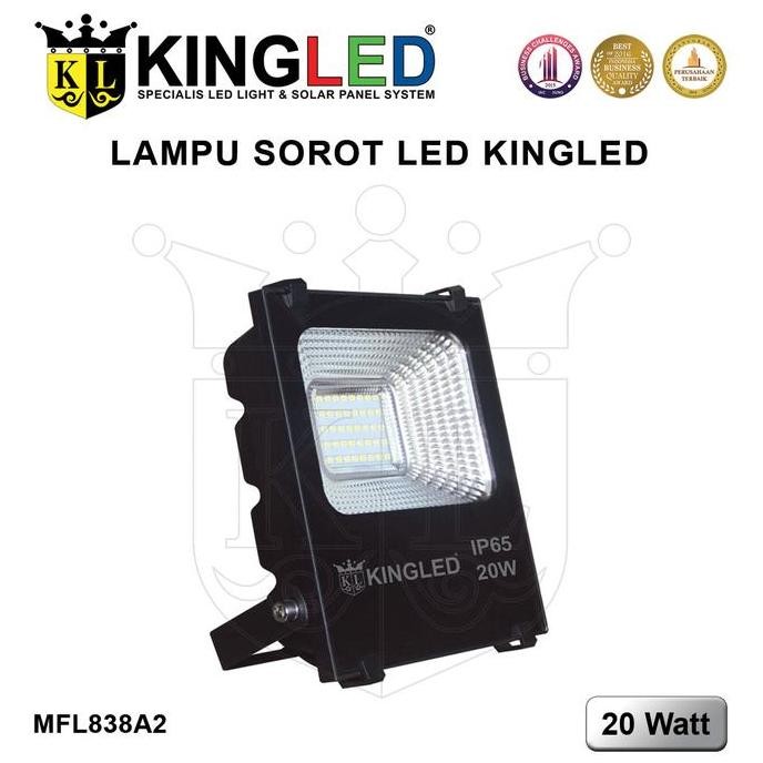 Kingled Lampu Sorot Led 10 Watt/ 20 Watt /30 Watt / 50 Watt / 100 Watt