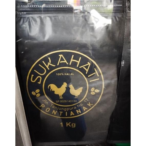 

NEW!!! Kopi Bubuk SukaHati Suka Hati Khas Pontianak 1 kg 1000 gr