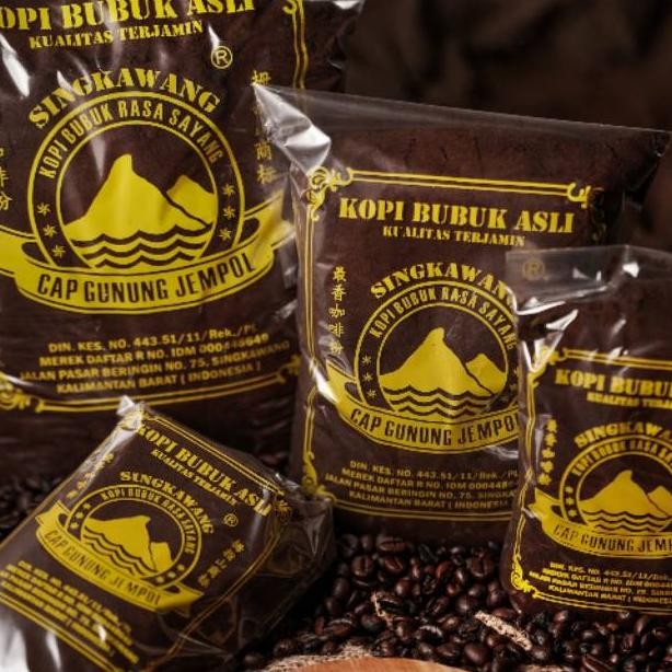 

NEW!!! Kopi Bubuk Robusta Cap Gunung Jempol Singkawang - 500 Gram