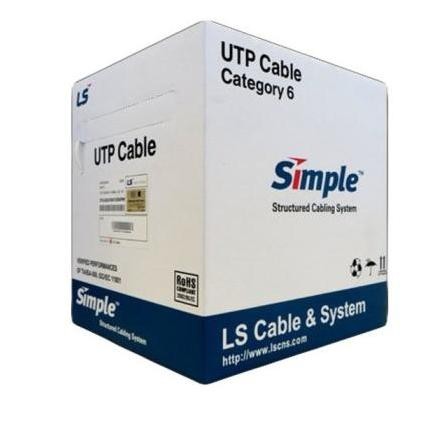 Ls Utp Cat 6 305Mtr Grey / Abu Abu / Ls Cable Utp Cat6 / Ls Kabel Cat6 New Stok