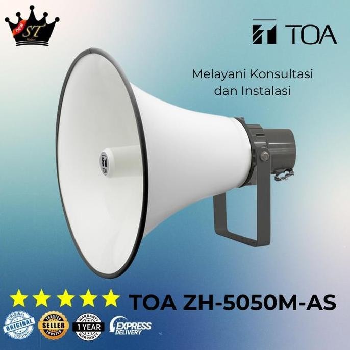 Toa Zh-5050M Zh5050 Zh5050M Speaker Horn Corong 50 Watt Trafo Matching New Stok