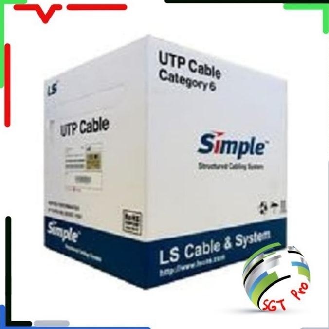 Ls Cable Utp Cat 6 Biru / Utp Cat6 Biru Ls New Stok