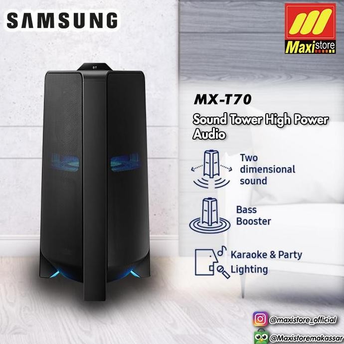 Speaker Aktif Samsung Sound Tower Mx-T70 Giga Party - Maxistore New Stok