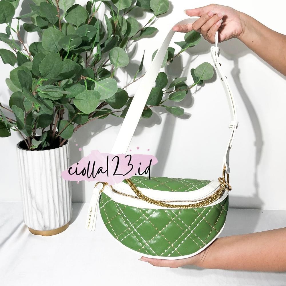 Ck465 Waistbag Wanita Ck Halfmoon - Slingbag Waist Bag Promo