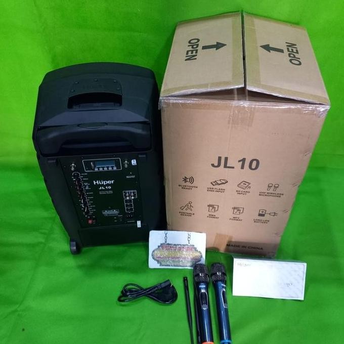 Huper Jl10 Speaker Portable Aktif Bluetooth New Stok