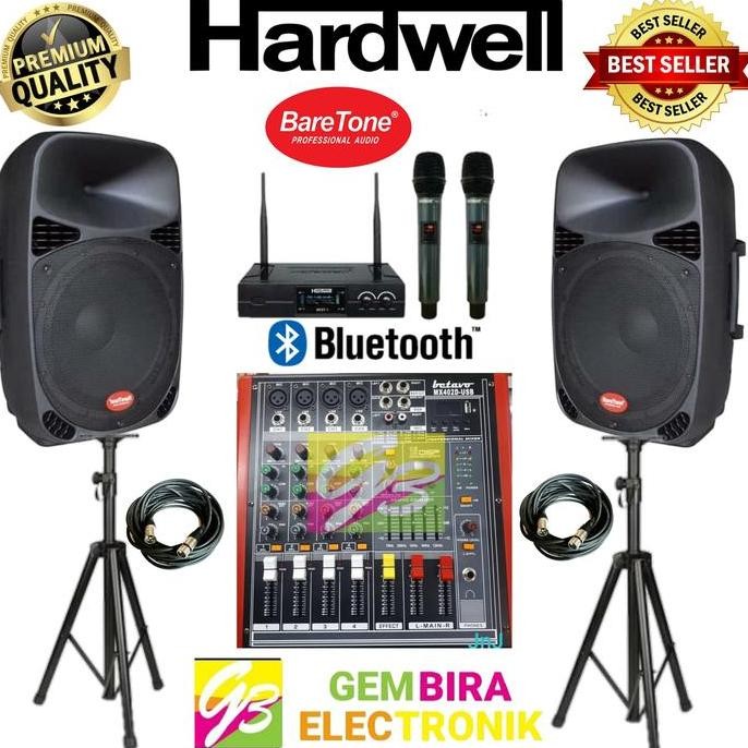 Paket Sound System Baretone Outdoor Indoor Mixer Betavo Bluetooth Ori New Stok