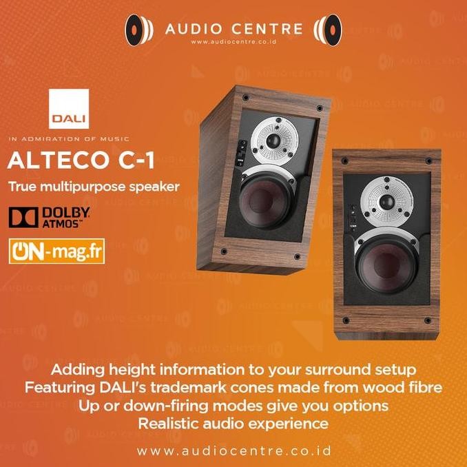 Dali Alteco C1 Surround Speaker Dolby Atmos New Stok