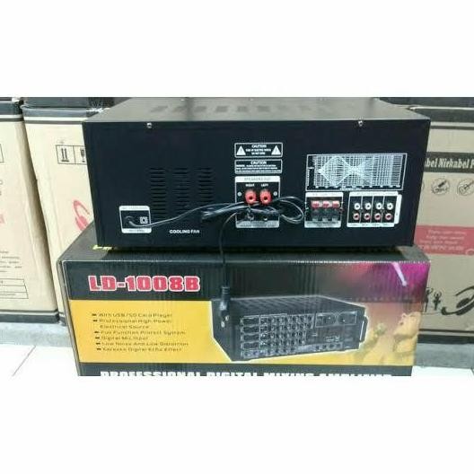 Ampli Karaoke Lad Ld 1008B With Bluetooth Usb & Bbe New Stok