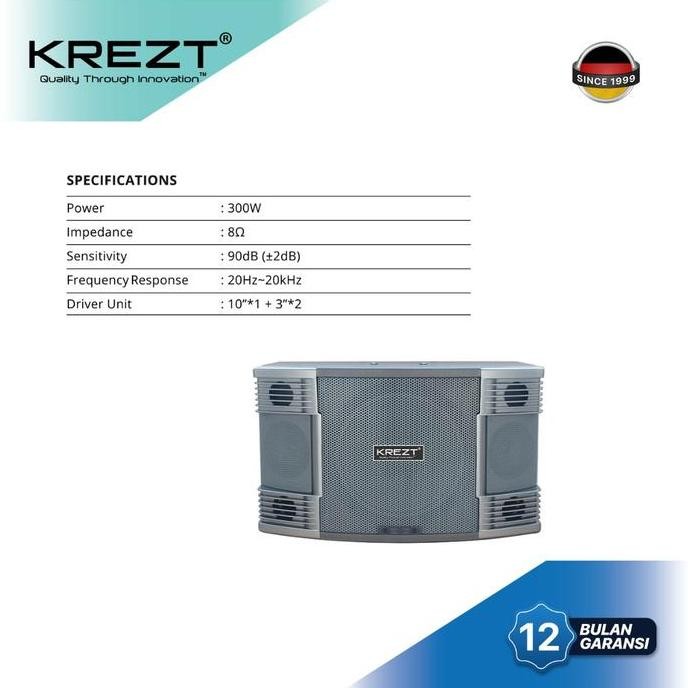 Krezt Speaker Pasif Ks-2090 Karaoke Speaker System Passive New Stok