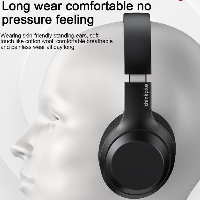 Thinkplus Lenovo Th10 Wireless Bluetooth Headphone Headset Th10 New Stok