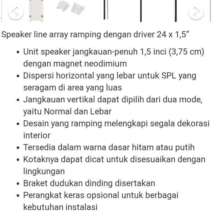 Professional Line Array Speaker Yamaha Vxl 1 24 Vxl1 24 Vxl 124 Ori New Stok