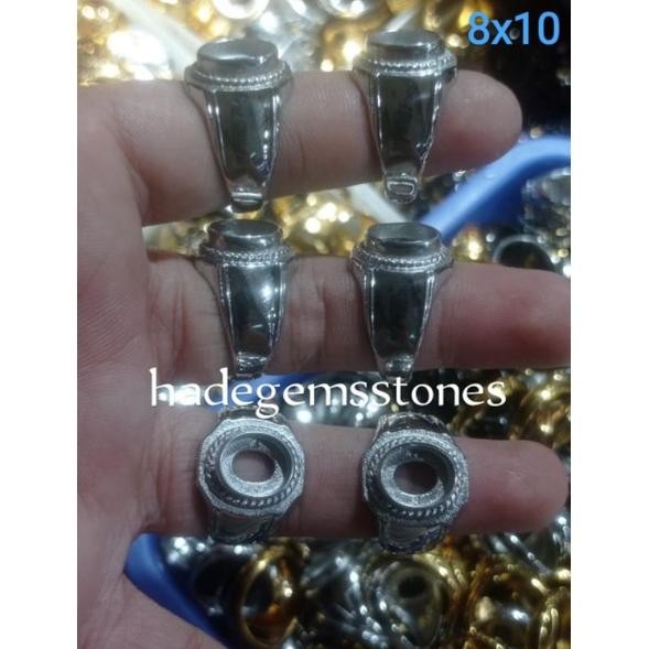 AsT ring emban titanium super kualitas dim 8x10