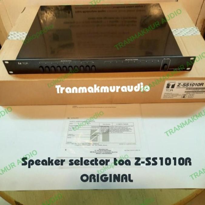 Speaker Selector Toa 10 Zone Z-Ss1010R Original New Stok