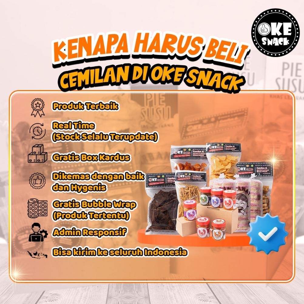 

PJ Keripik Singkong Balado 250g Gurih Pedas Halal