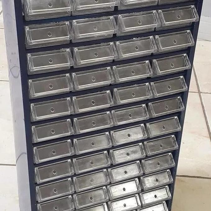 Miliki Rak Komponen Racco Sparepart Isi 60 Laci