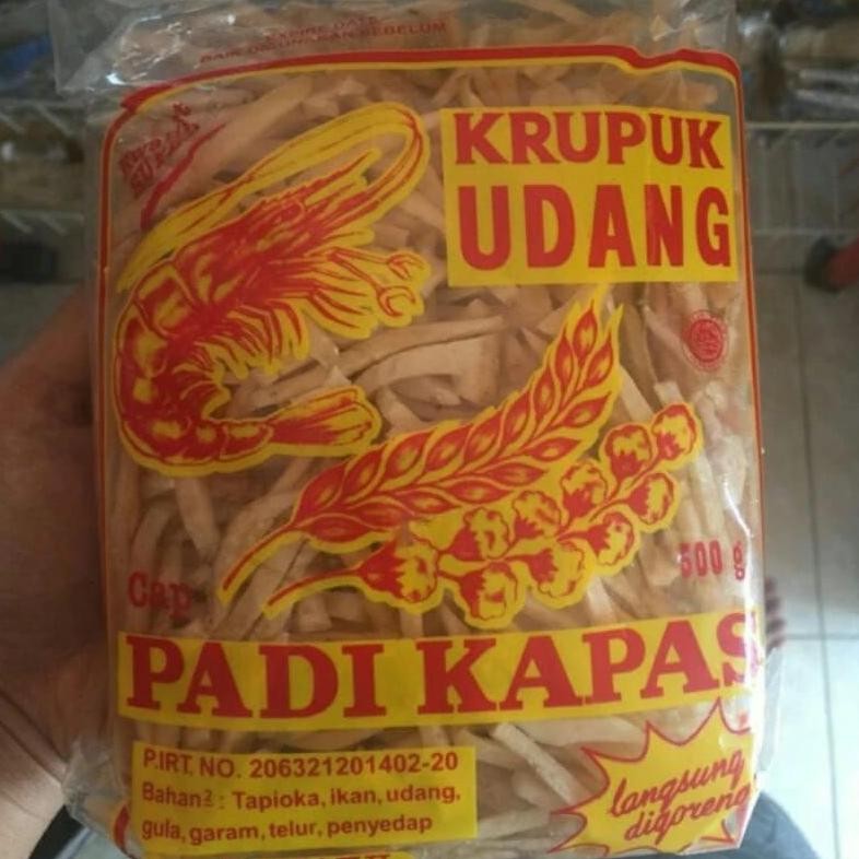 

PJ Kerupuk Udang STIK 500gram PADI KAPAS Khas Indramayu