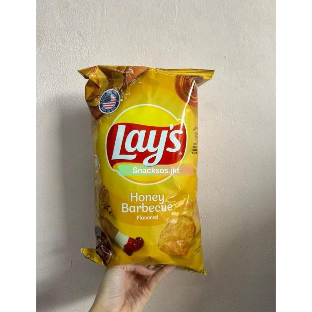 

PJ LAYS POTATO CHIPS CLASSIC / BARBECUE / SALT AND VINEGAR / HONEY BBQ / SOUR CREAM AND ONION / CHEDDAR AND SOUR CREAM- USA LAYS