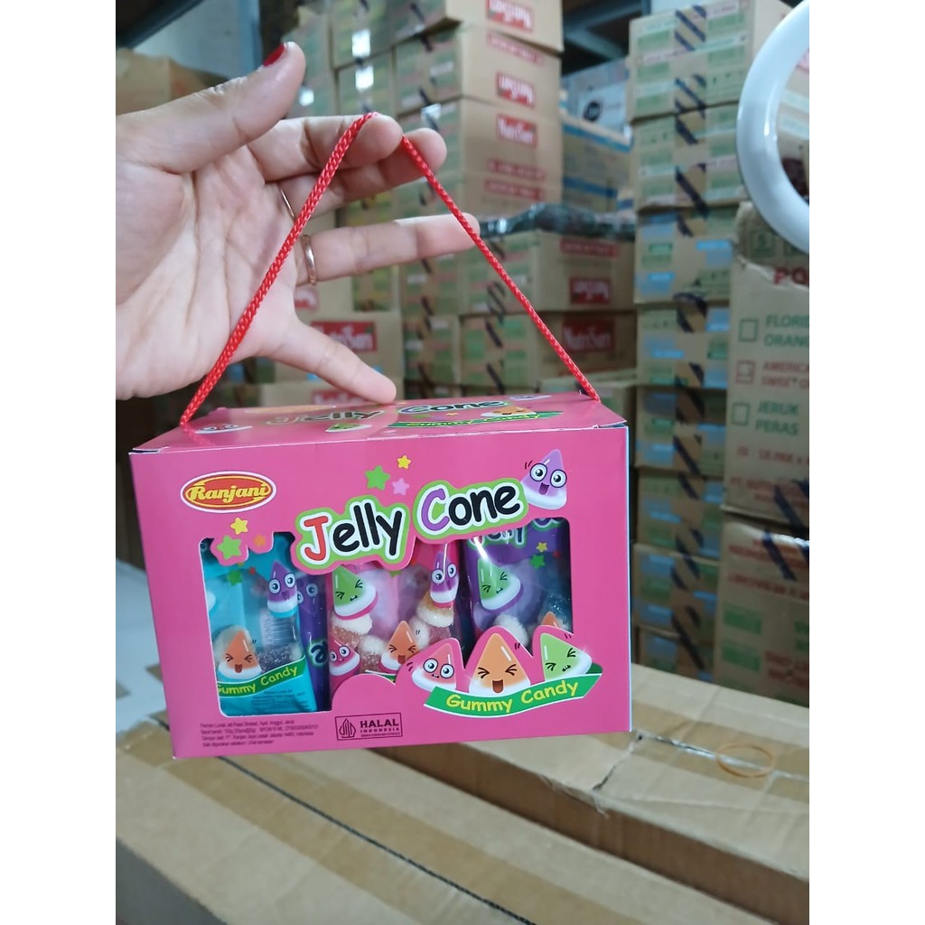 

Jelly Cone gummy candy Dus(24x30pcs)