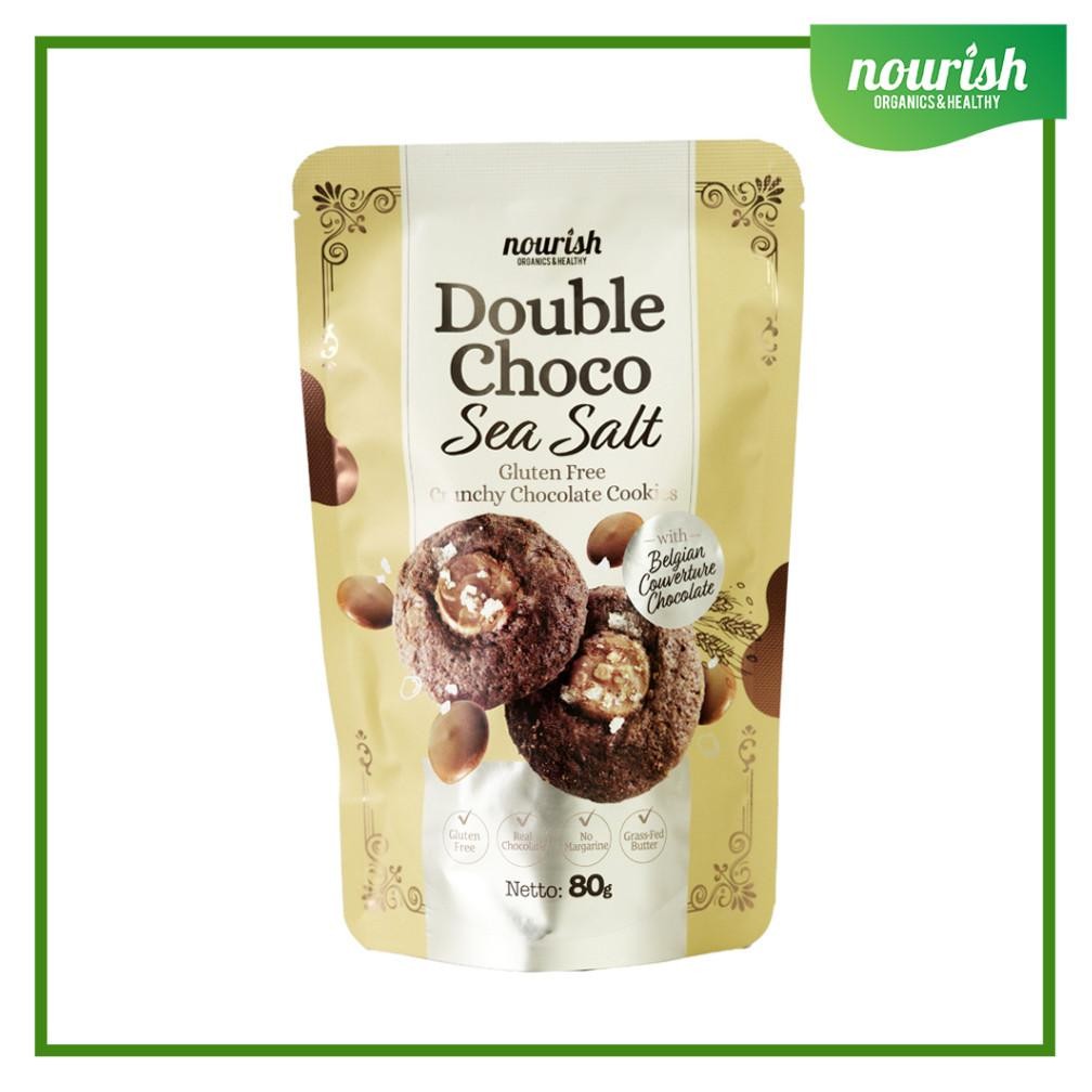 

PJ Double Choco Sea Salt - Gluten-Free Cookies 80gr